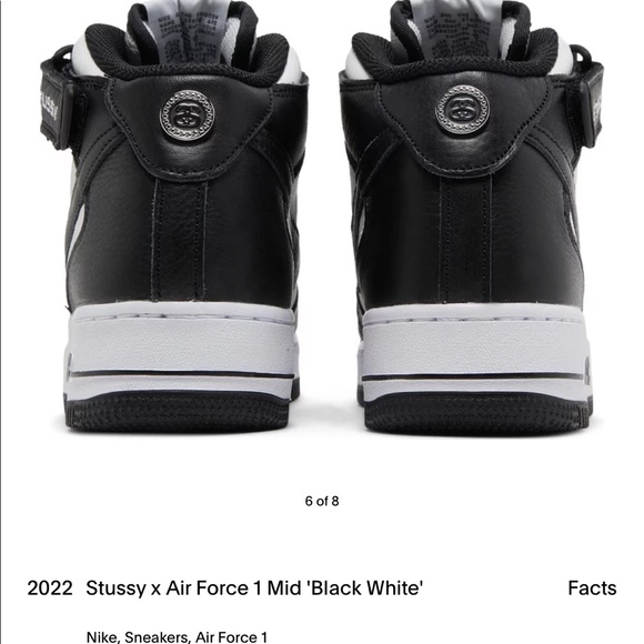 Nike Air Force 1 Stussys - Picture 4 of 6